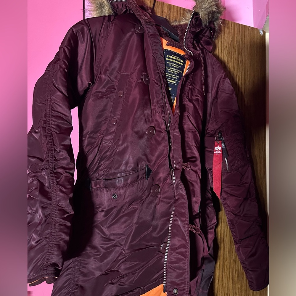 Alpha Industries hooded parka